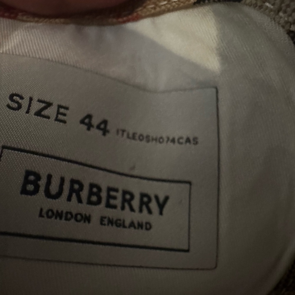 Burberry Men's Vintage Check Low-Top Sneakers - Picture 5 of 11